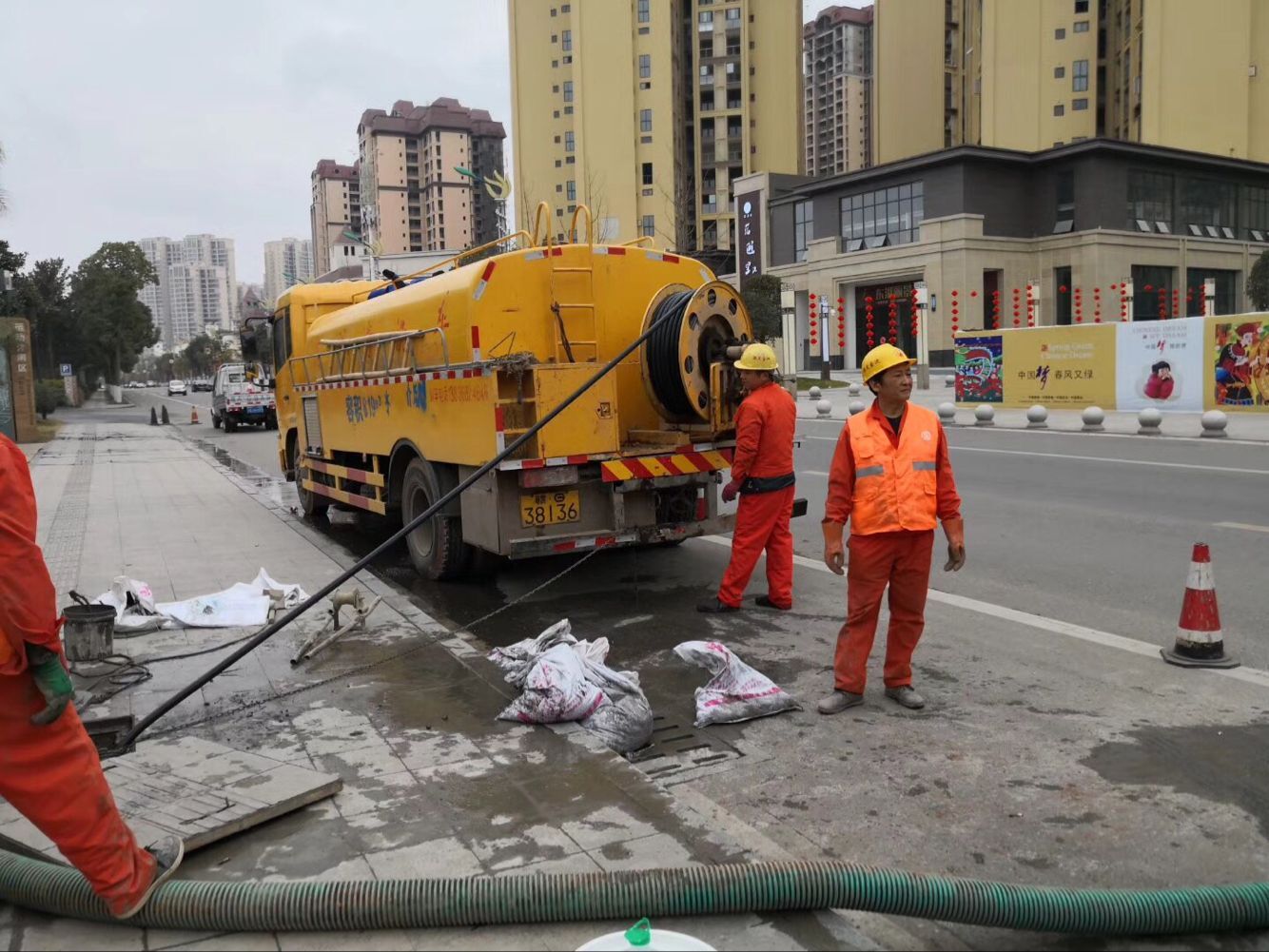 沂水排污管道清淤-管道清洗